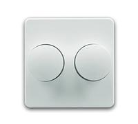 OPUS® - 1 copertura per dimmer a doppia rotazione colore bianco puro