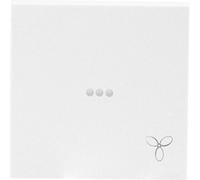 Opus 512.506.37.1 Ko.Wippe-Interruttore a bilanciere, 55pw, Colore: Trasparente, Bianco Polare