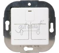 Opus 512.614.37 Interruttore per tapparelle, con Copertura 230 V, Max. 750 VA, Bianco Polare