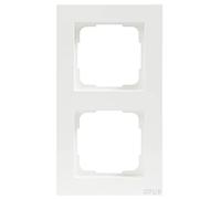 OPUS® 55 Kubus - Mascherina di copertura a 2 moduli, colore: Bianco polare satinato