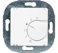 OPUS® 55 - Regolatore di temperatura ambiente 24 V, apertura, AC/DC, colore alluminio, argento lucido