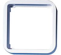 Opus 560.050.02 1 Cornice Intermedia, 50 x 50 mm, plastica Pura, Bianco Ottico, 1 pezzo