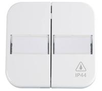 Opus 560.736.02 Interruttore di Controllo transp.55 PW, Bianco Ottico