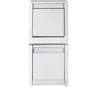 OPUS® RESIST - Interruttore con presa di corrente, versione verticale, universale, colore: bianco puro