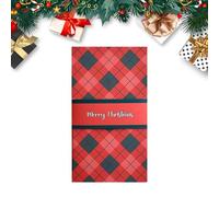 Opuscolo delle carte regalo di Natale fatto a mano, libro del titolare d-el regalo per cascata con design pull out, opuscolo della busta de-l supporto per il denaro