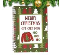 Opuscolo di regali - Autentico organizzatore di carte di auguri per adolescenti, gioventù con la funzione di ricordo, libro di cartoline di Natale per familiari, amici, copertina rigida premium, uso r