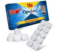 Oputec RT_15_2_10 - Pastiglie detergenti per macchine da caffè, compatibili con tutte le marche, 10 x 2 g, carbonato di sodio