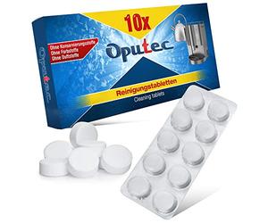 Oputec RT_15_2_10 - Pastiglie detergenti per macchine da caffè, compatibili con tutte le marche, 10 x 2 g, carbonato di sodio