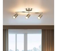 Opviq Antique Lacquer Chandelier, Corpo in metallo, Ø 6 cm, altezza 25 cm, 3 lampadine GU10 incluse, design elegante per spazi moderni, IP20 Rated.