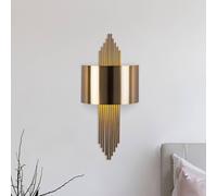 Opviq Applique 619-A, color oro antico, metallo, altezza 75 cm Opviq