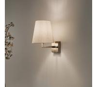 Opviq Applique profilo, oro/crema, metallo/tessuto, altezza 30 cm Opviq