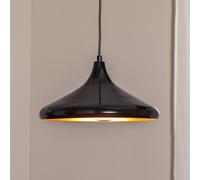 Opviq Berceste 207-S lampada a sospensione Ø35cm nero/oro Opviq