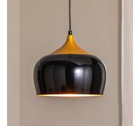 Opviq Berceste 212-S lampada a sospensione Ø30cm nero/oro Opviq