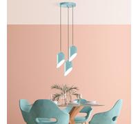 Opviq Elegante chandelier, corpo in metallo, diametro 40 cm, altezza regolabile 75-121 cm, 3 prese E27, perfetto per spazi moderni, elegante soluzione di illuminazione