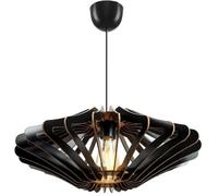 Opviq Elegante lampadario nero, altezza regolabile 55 cm, 22 cm, attacco E27 max. 40 W, design scandinavo elegante per spazi moderni