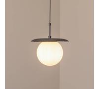 Opviq Lampada a sospensione Anemon, nero, vetro, Ø 30 cm, E27 Opviq