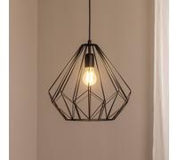 Opviq Lampada a sospensione Diamond, nero, metallo, Ø 37 cm, E27 Opviq