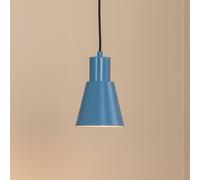 Opviq Lampada a sospensione Konikkem, azzurro, metallo, Ø 14 cm, E27 Opviq