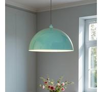 Opviq Lampada a sospensione Kure, turchese, metallo, Ø 60 cm, E27 Opviq