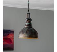 Opviq Lampada a sospensione Saglam 3710 a 1 luce Ø31cm oro antico Opviq