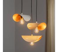 Opviq Lampada a sospensione Sivani MR-964 a 3 luci bianco/oro Opviq