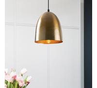 Opviq Lampada a sospensione Tattoo 2372, oro antico, metallo, Ø 20 cm Opviq