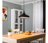 Opviq Lampada a sospensione Tattoo 2641, Ø36cm, nero/oro Opviq