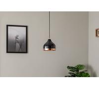 Opviq Lampada a sospensione Yildo 6866 a 1 luce Ø17cm nero/rame Opviq