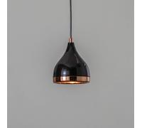 Opviq Lampada a sospensione Yildo 7000 a 1 luce Ø15cm nero/rame Opviq