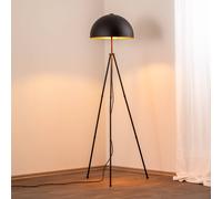 Opviq Lampada da terra Can-NT-113-1, nero metallo treppiede, altezza 170 cm Opviq