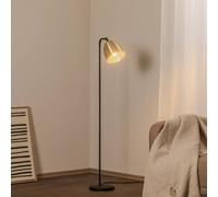 Opviq Lampada da terra Tattoo 4091 oro antico/nero, metallo altezza 120 cm Opviq