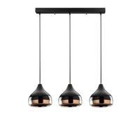 Opviq Lampadario a sospensione con 3 lampadari a gabbia metallica, E27, moderno, retrò, plafoniera per sala da pranzo