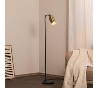 Opviq Piantana Emek 4081, nero, paralume oro antico Opviq