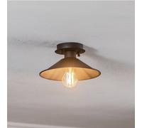 Opviq Plafoniera Berceste N-659 a 1 luce Ø24cm nero Opviq