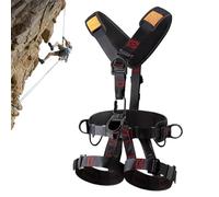 Opvonxeh Adjustable Safety Harness, Safety Harness Fall Protection Kit, Detachable Fall Harness, Climbing Safety Belt, Five-Point Safety Belt for Men, 31.5x59.06 Inches