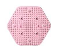 Opvonxeh Calcio Massaggio Mat, 16.14-Inch Reflexology, Esagonale Pressure Point Relief, Portatile Yoga Rock Mat With Magneti per stress e tensione Release