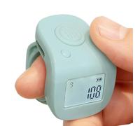 Opvonxeh Clicker Counter with Led Display and Finger Ring Design, Portable Handheld Digital Counting Tool, Track & Field Equipment, Sporting Events, Activity Management, 1.14x1.34 Inches