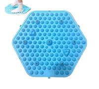 Opvonxeh Foot Massage Mat, 16.14-Inch Reflexology walking pads, Hexagonal Pressure Point Relief, Portable Yoga Rock Mat With Magnets For Stress And Tension Release
