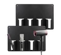 Opvonxeh Hair Clipper Holder, Storage Rack for Clippers, Wall-Mounted Electric Clipper Stand, Long Tail 4-Slot Salon Appliance Rack for Organizing Barber and Accessories