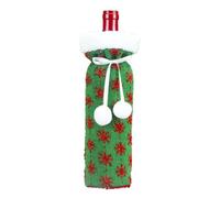 Opvonxeh Holiday - Set di decorazioni per vino, per feste in vino, per famiglie, 29,5 x 13 x 3 cm, verde, Se référer au descriptif, riferimento alla descrizione