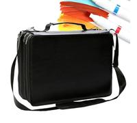 Opvonxeh Large Marker Case, Large Capacity Pencil and Marker Organizer, Hobby Art Craft Box, (13.78x10.24x5.12 inches), Perfect for School Supplies, Makeup Brushes, Gel Pen Storage