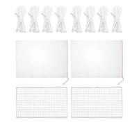 Opvonxeh Pool Guard, Skimmer Net, Mesh Debris Catcher for Residential Pools, Outdoor Ponds, Hotel Water Features, School Gymnasium Use, Community Fountain Maintenance 17.72x11.81 Inches