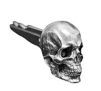 Opvonxeh Skull Key Cover, Skull Shaped Key Loop Replacement, Stylish Head Protector, Keychain Holder, Decorative Accessories for Adults, Women, Men