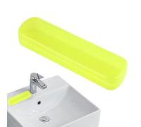 Opvonxeh Toothbrush Holder, Toothbrush Box, Travel Brush Container, Leakproof and Hygienic Design, Sturdy and Lightweight, for Travel, Camping, Rv, Road Trip, Sink, Vanity Storage