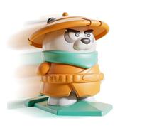 Opvonxeh Wind Up Toys - Manual Clockwork Action, Flying Panda Model with Motion, Educational Play Object, Mechanical Learning Tool for Details, Indoor Outdoor Use for Kids 3,23 x 2,56 x 3,03 pollici