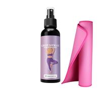 Opvonxeh Yoga Mat Spray - 120 ml Racket Friction Booster, Multisurface Grip Enhancer, Felpa resistente antiscivolo Training Spray for Mats, Rackets, Gloves, Shoes and Sports Equipment,1,54 inch