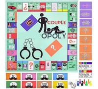 OPVXZAD Giochi Di Coppia Per Adulti,Adultopoly Gioco da Tavolo,Gioco per Coppia,Carte da Conversazione per Conoscersi,Giochi Da Tavolo Per Adulti Intimos Gioco Di Carte,Carte di Gioco per Coppie