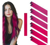 OPVYAEU 12 pezzi K-Pop Mira Cos Extensions Clip-In - Parrucca Capelli Treccia Ciocche Clip Cosplay Bambina Ragazza Capelli Lunghi Extension Clip-In