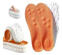 OPVYAEU 2 Paia Nuove Solette Memory Foam per Uomo & Donna - Gel Super Morbide, Riduce Dolore Piedi, Comfort Giornaliero, Anti-Fatica e Assorbimento Shock, Scarpe Stepper（41-42）