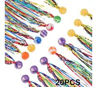 OPVYAEU 20 Pezzi Palline Rimbalzanti, Palline Rimbalzanti Palline di Gomma regali di compleanno per bambini, giocattoli da lancio per feste di compleanno per bambini